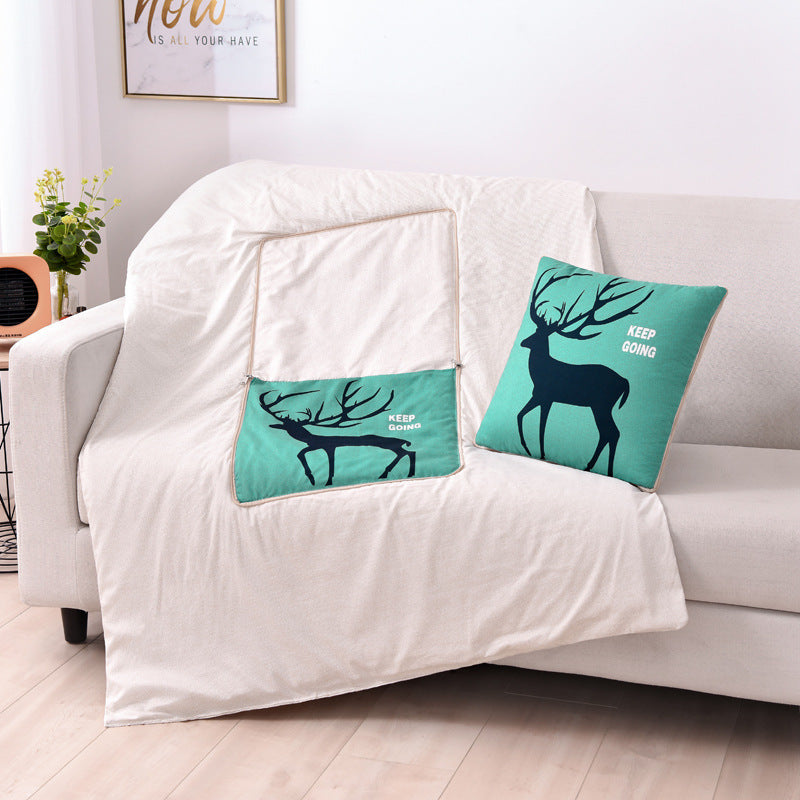 2 In 1 Blanket Pillow