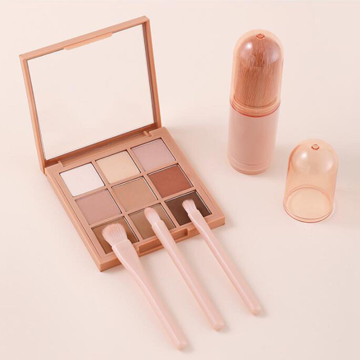 4 in 1 Travel Makeup Brush Set