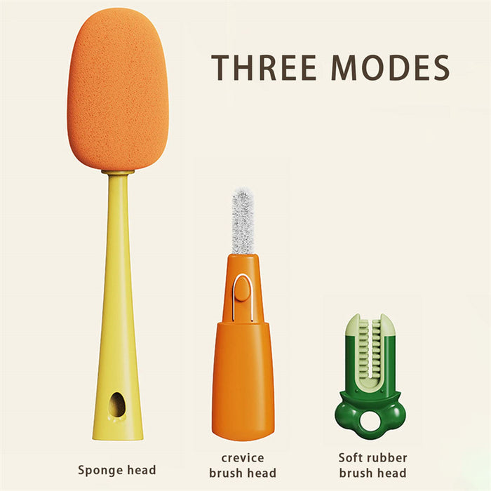 3 in 1 Cleaning Brush for Kitchen & Bottle