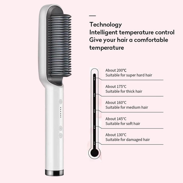 Professional Hair Straightener Brush (3 In 1)