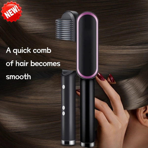 Professional Hair Straightener Brush (3 In 1)