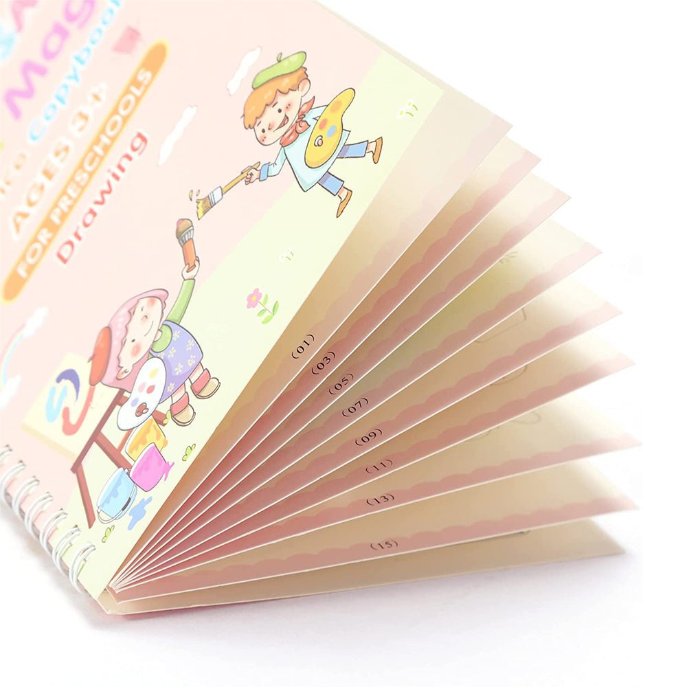 SmartMOM™ Magic Handwriting Practice Book - Set of 4 Books - SmartMOM.in