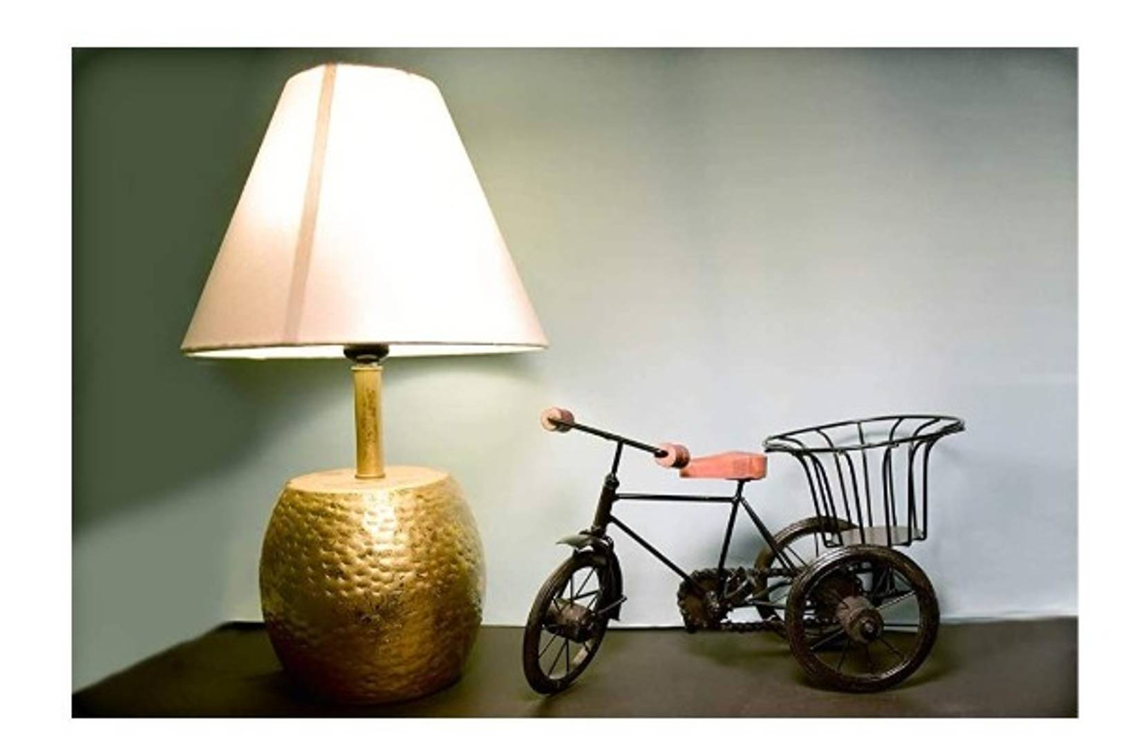 Wooden Handcrafted Rickshaw Flower Holder Fancy Gift Item for Home Decor - SmartMOM.in