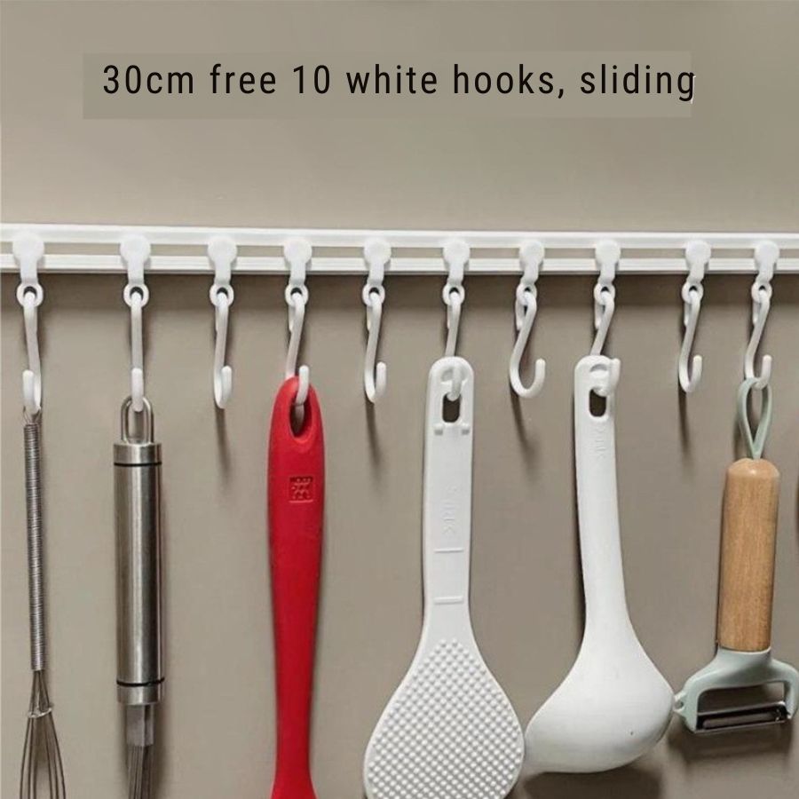 Punch Free Hooks for Easy Organisation
