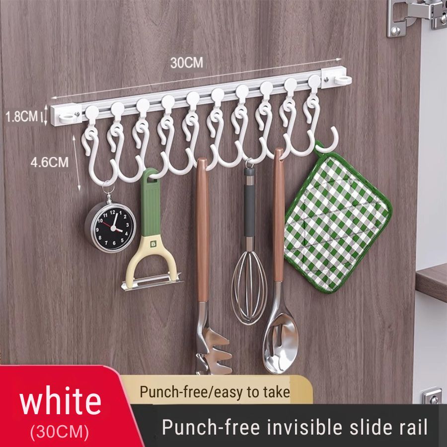 Punch Free Hooks for Easy Organisation