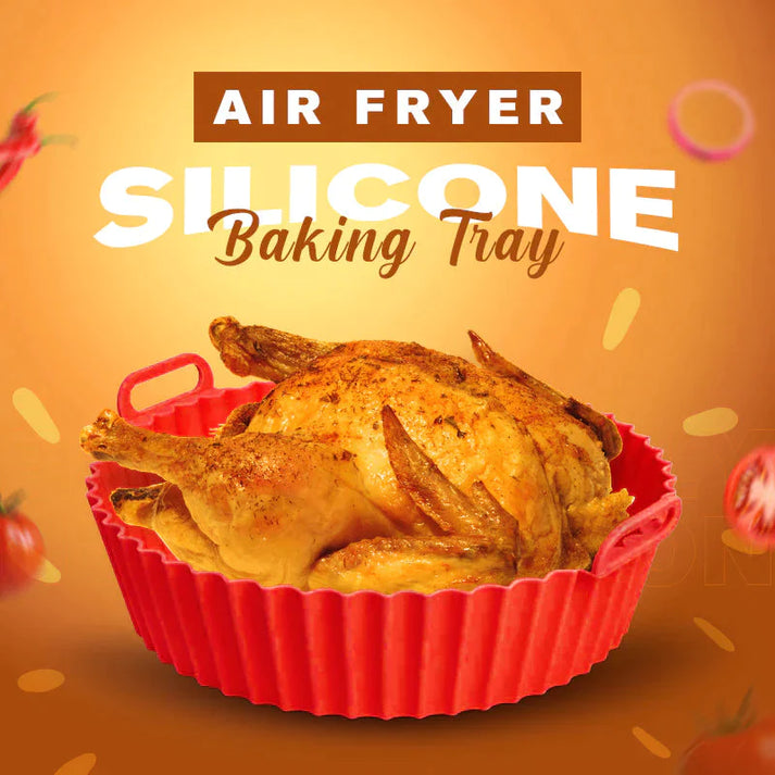 Reusable Silicone Baking Tray For Air Fryer