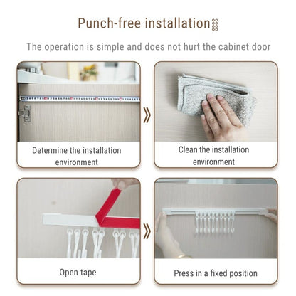 Punch Free Hooks for Easy Organisation