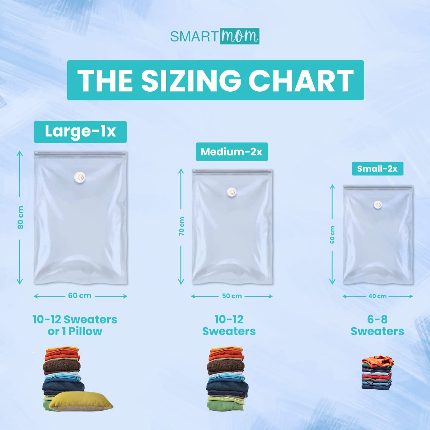 Smart Vacuum Storage Space Saver Bags for Clothes