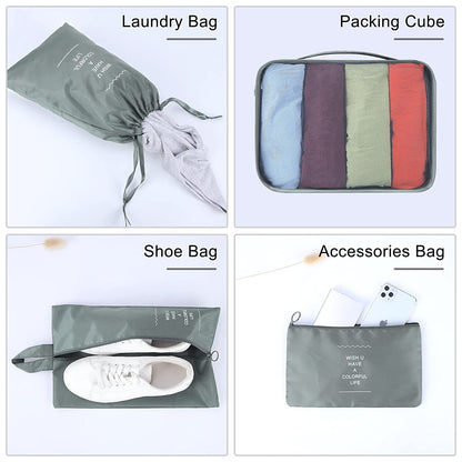 7 in 1 Foldable Travel Organizer Set