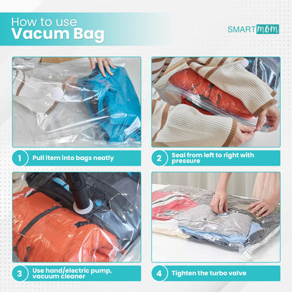 Smart Vacuum Storage Space Saver Bags for Clothes