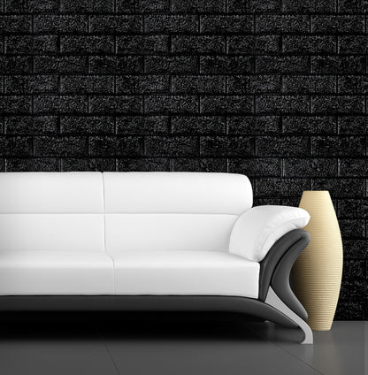 3D Foam Panels Peel & Stick Wall Stickers for DIY Home Décor (5.8 square feet per panel)