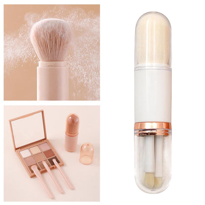4 in 1 Travel Makeup Brush Set