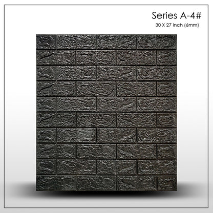 3D Foam Panels Peel & Stick Wall Stickers for DIY Home Décor (5.8 square feet per panel)