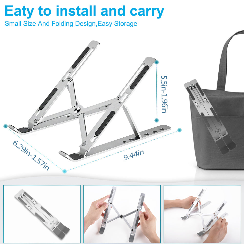 Smartbuddy™ - Portable Metal Laptop Stand