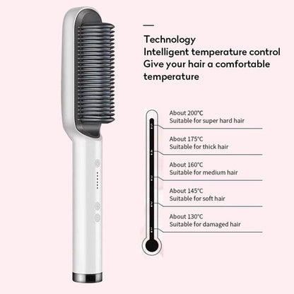 Professional Hair Straightener Brush (3 In 1)