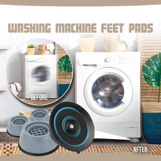 Non - Vibration Rubber Washing Machine Feet Pads (PACK OF 4) - SmartMOM.in