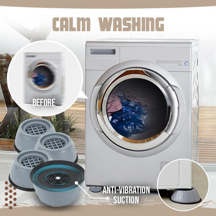 Non - Vibration Rubber Washing Machine Feet Pads (PACK OF 4) - SmartMOM.in