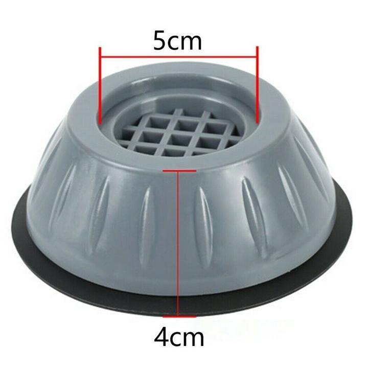 Non - Vibration Rubber Washing Machine Feet Pads (PACK OF 4) - SmartMOM.in