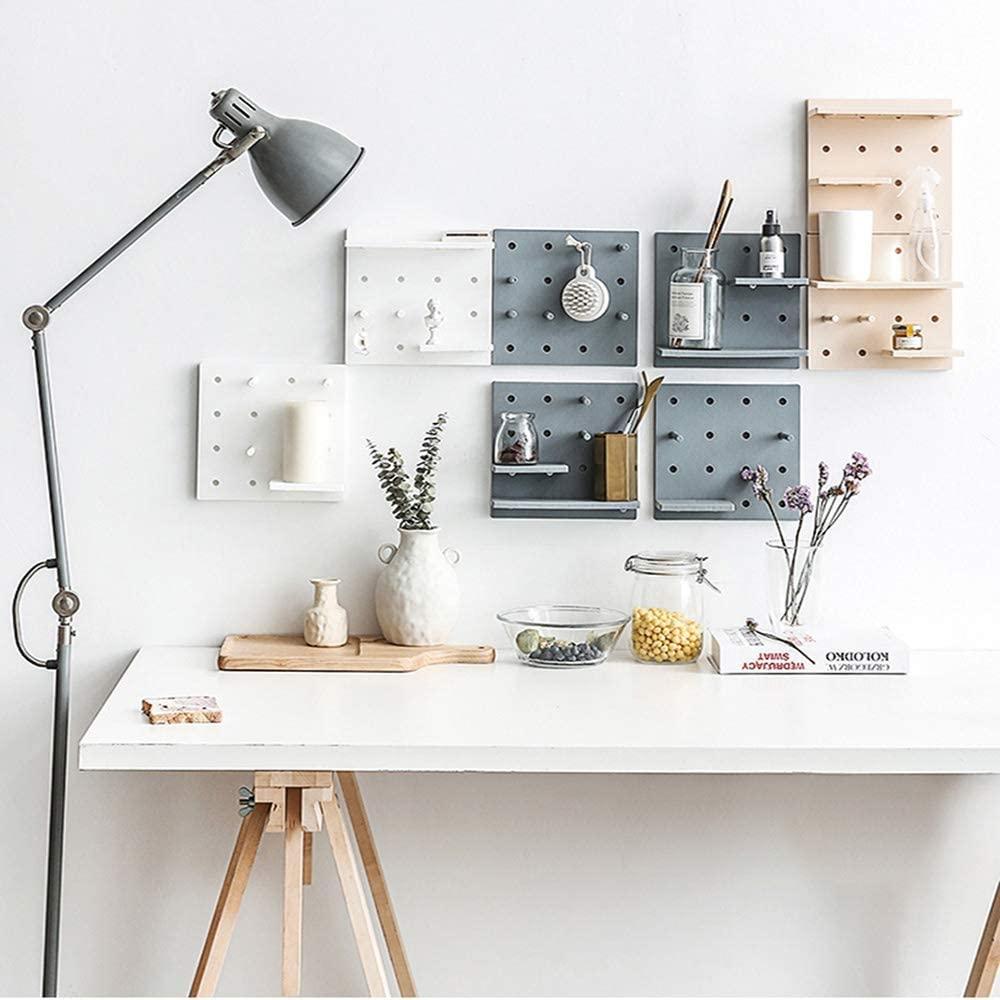 SMART DECORATIVE PLASTIC PEGBOARD - WALL DECOR STORAGE - SmartMOM.in