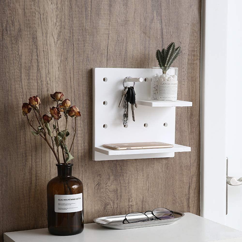 SMART DECORATIVE PLASTIC PEGBOARD - WALL DECOR STORAGE - SmartMOM.in