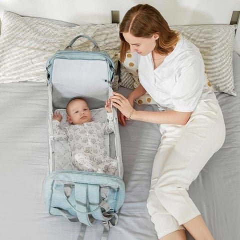 SmartMOM™ 2 in 1 Diaper Backpack - SmartMOM.in