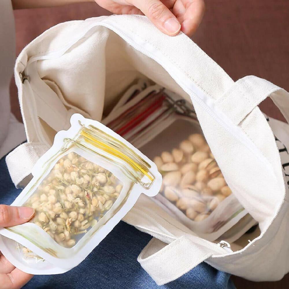 Travel Jar Pouch With Zipper™ (1+1 FREE) - SmartMOM.in